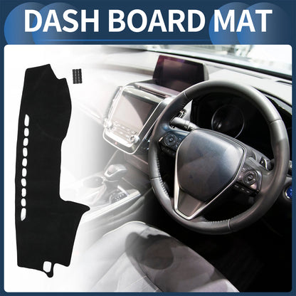 Dashboard Cover Mat for Toyota Crown 2004-2008 Black 1 Set