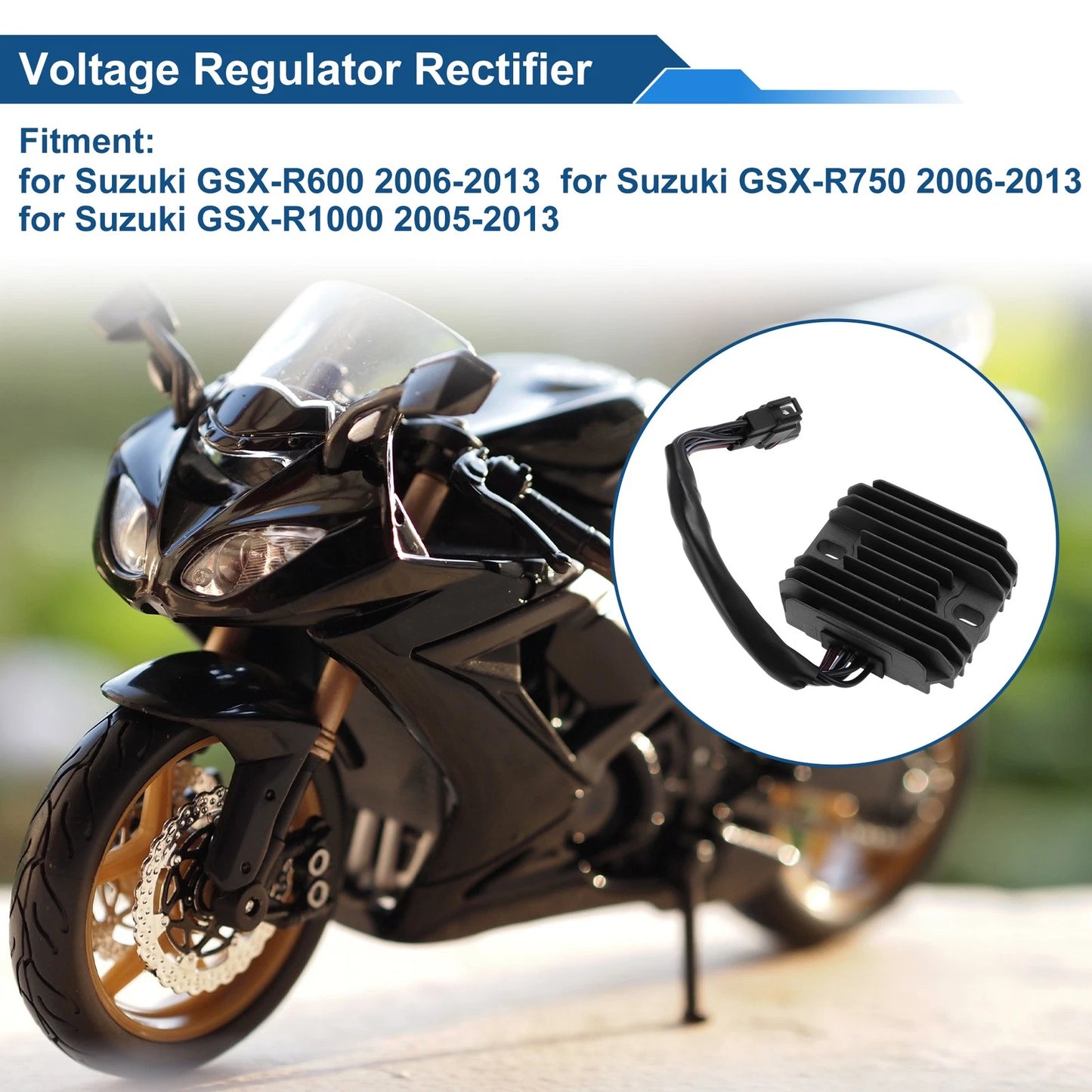 Voltage Regulator Rectifier for Suzuki GSX-R600 (2006-2013)