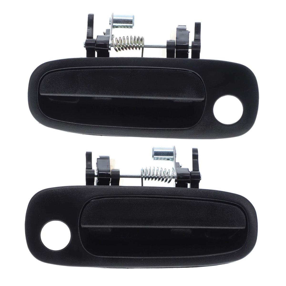 Outer Door Handle Set of 2 for Toyota Corolla (1997-2002) Black Front