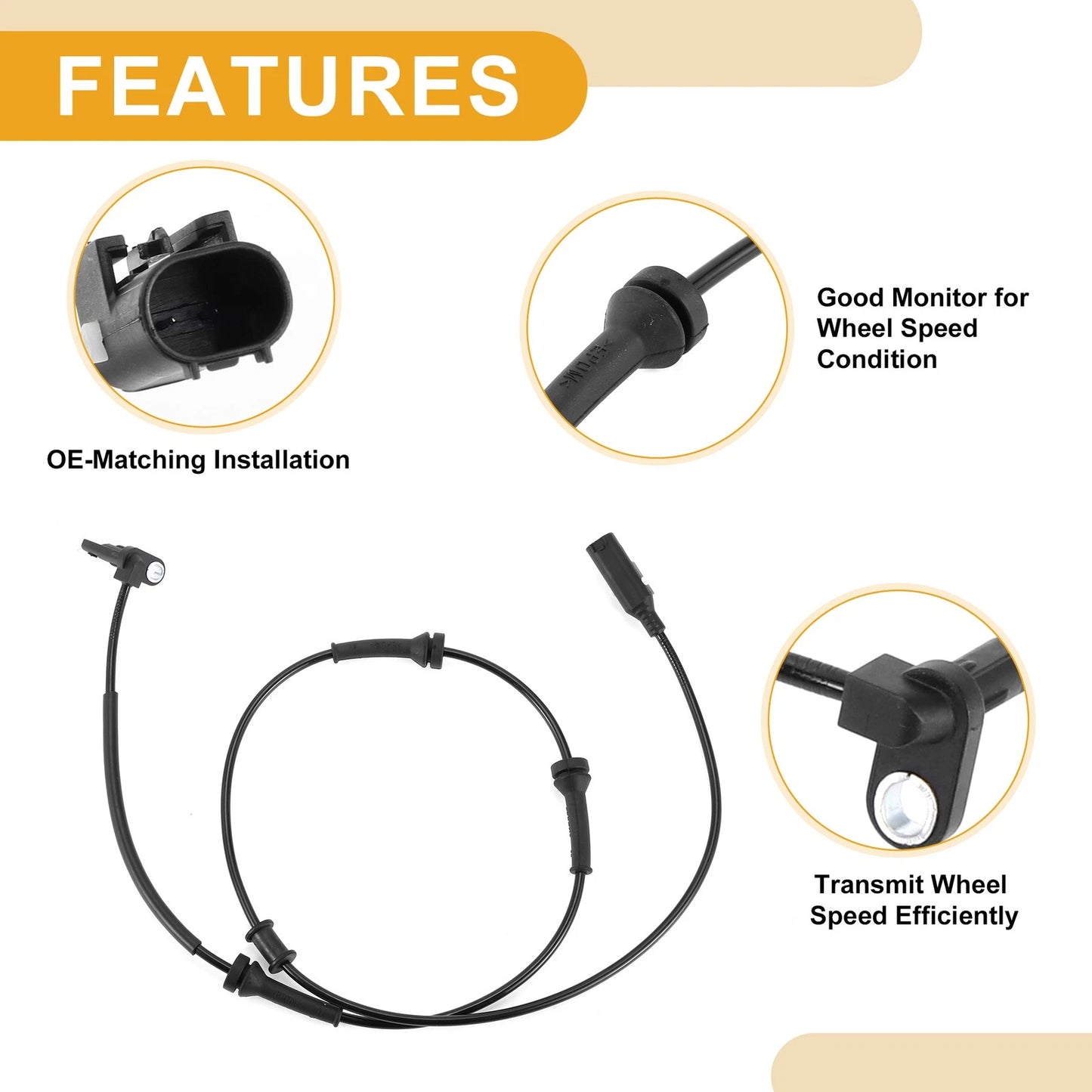 ABS Wheel Speed Sensor for Ford KA (2008-2016)
