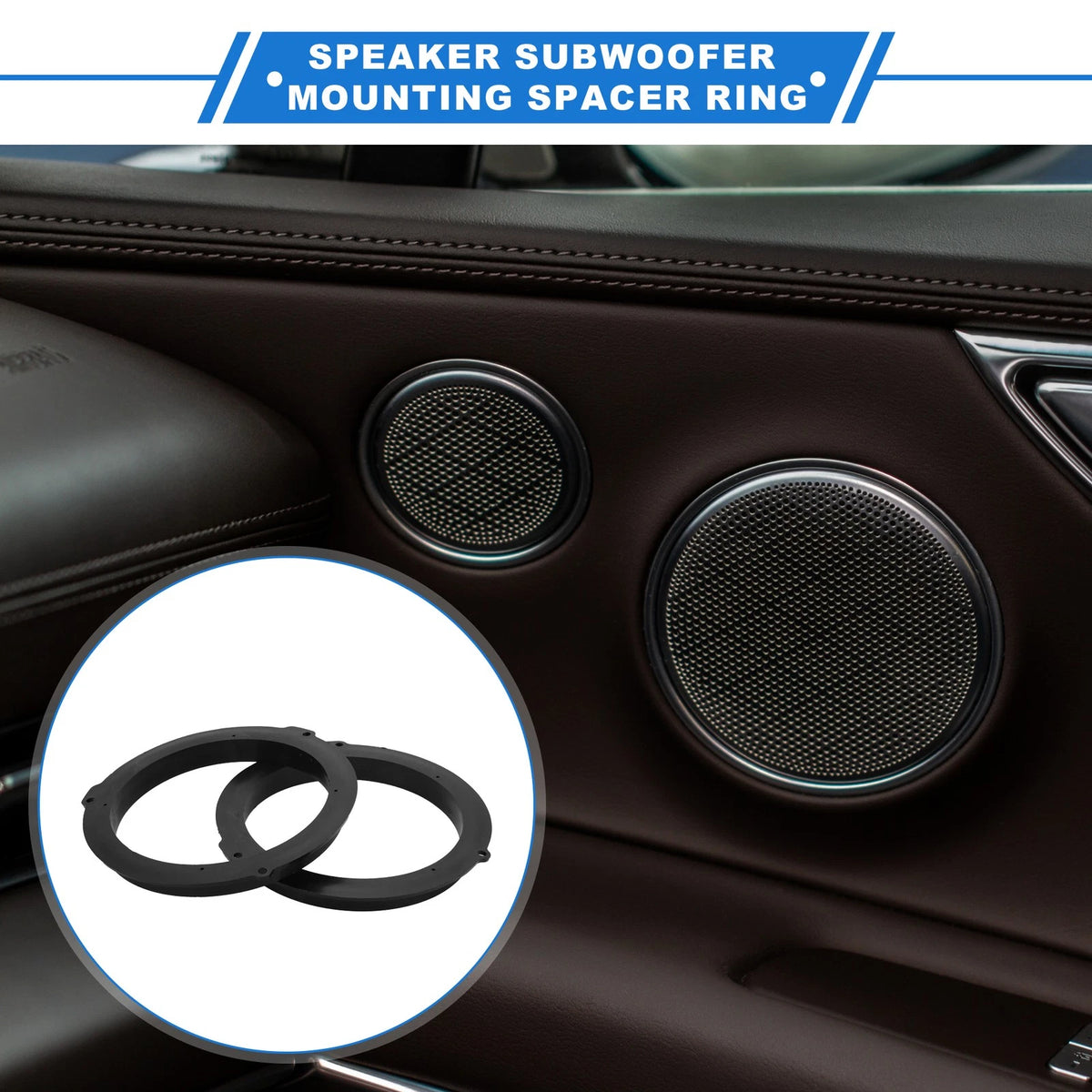 Speaker Spacer Ring for Ford Escape 6.5" Tweeter Speakers 2 x Pcs