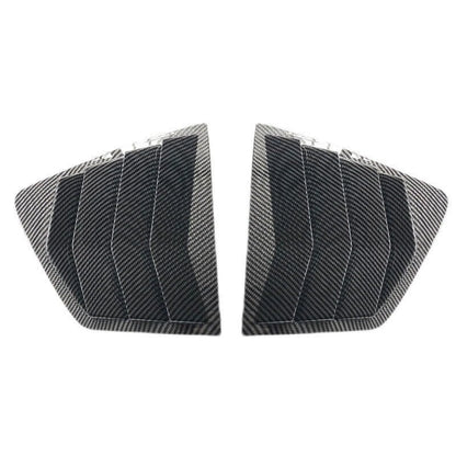 2 x CF Side Window Louver Shutter Cover Trim for Honda Accord (2014–2017)