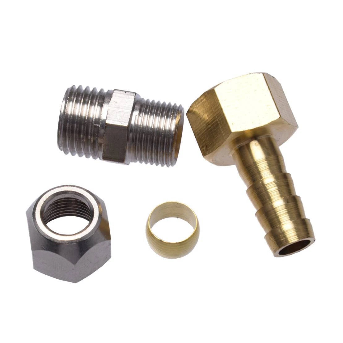 5/16" Hose Barb Fitting for Transmission Cooler Line - Brass