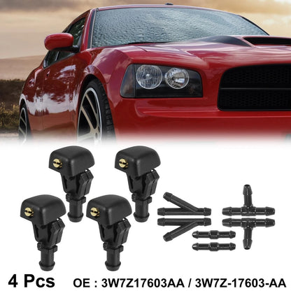 4pcs Front Windshield Washer Nozzles for Ford F-150 (2004-2014)