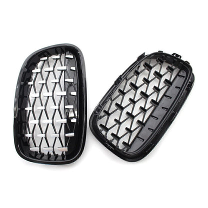 Black Front Mesh Grill for BMW 1 Series F20 (2011-2014)