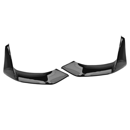Black Front Bumper Lip Splitter for BMW F80 M3 F82 F83 M4 (2015-2018)