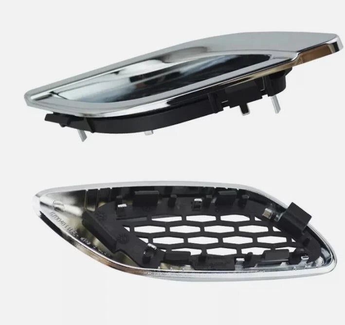 2 x Front Chrome Fender Side Air Vent Grille Trim Molding for Maserati Ghibli