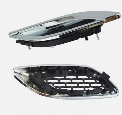 2 x Front Chrome Fender Side Air Vent Grille Trim Molding for Maserati Ghibli