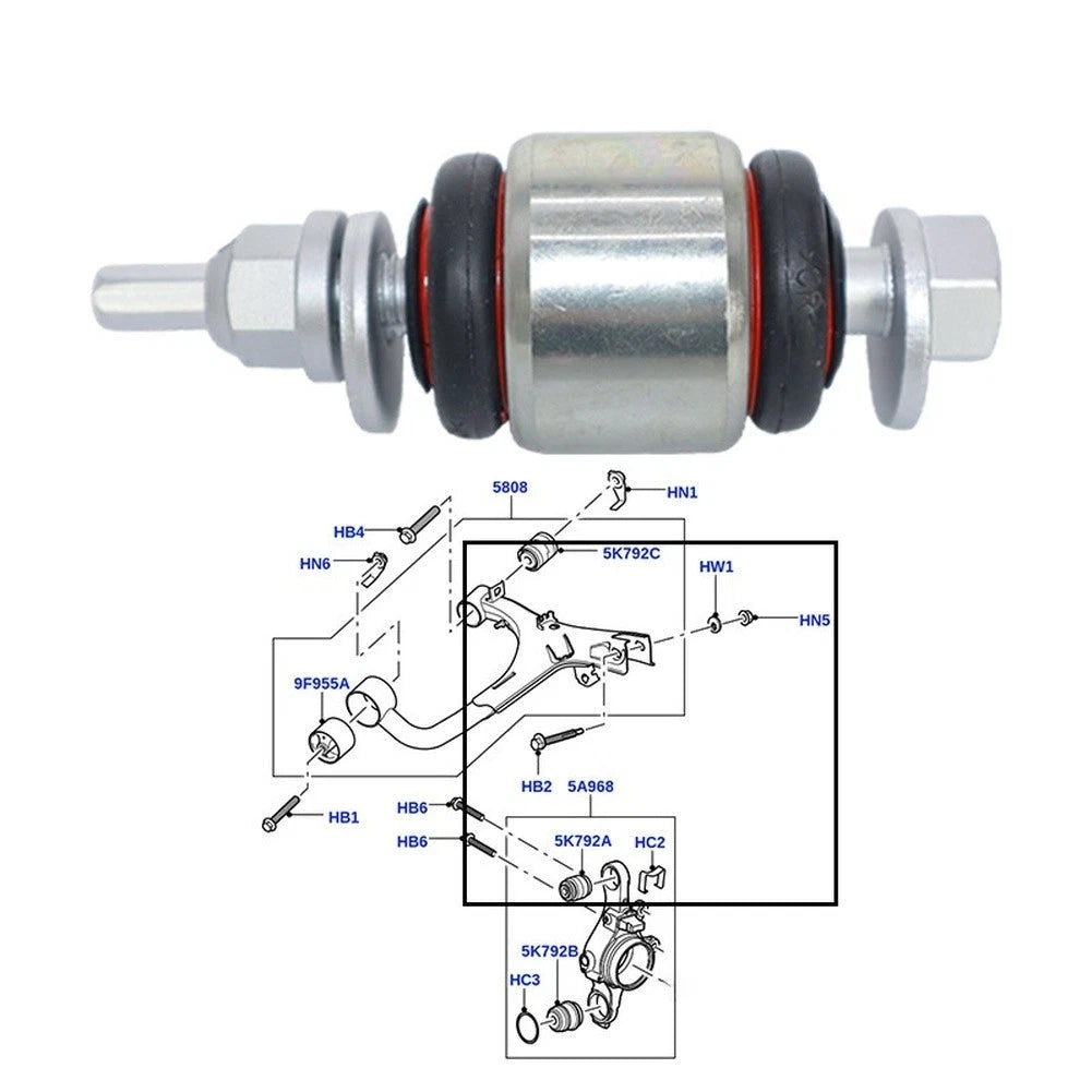 4-Bolt Nut Washer Bushings for Discovery 3 (2004–2009)