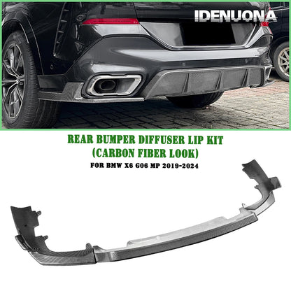 Rear Bumper Diffuser Lip Kit for BMW X6 G06 (2019-2024)
