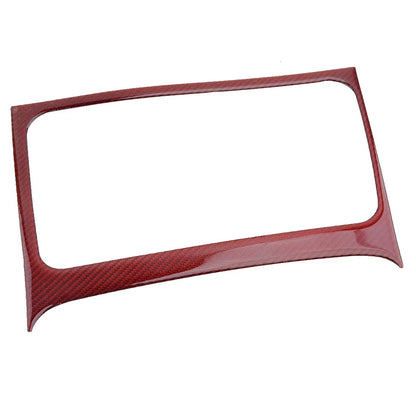 Red Carbon Fiber Console Storage Box Trim for Honda Civic (2006-2011)