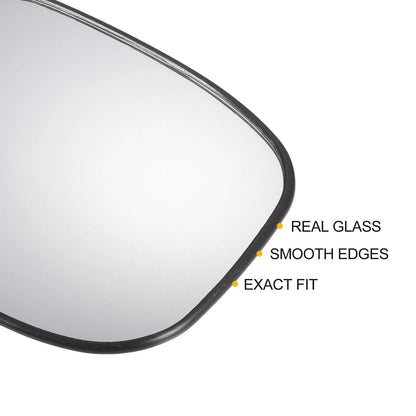 Left Right Mirror Glass Pair w/ Back Non-heated for Honda Model