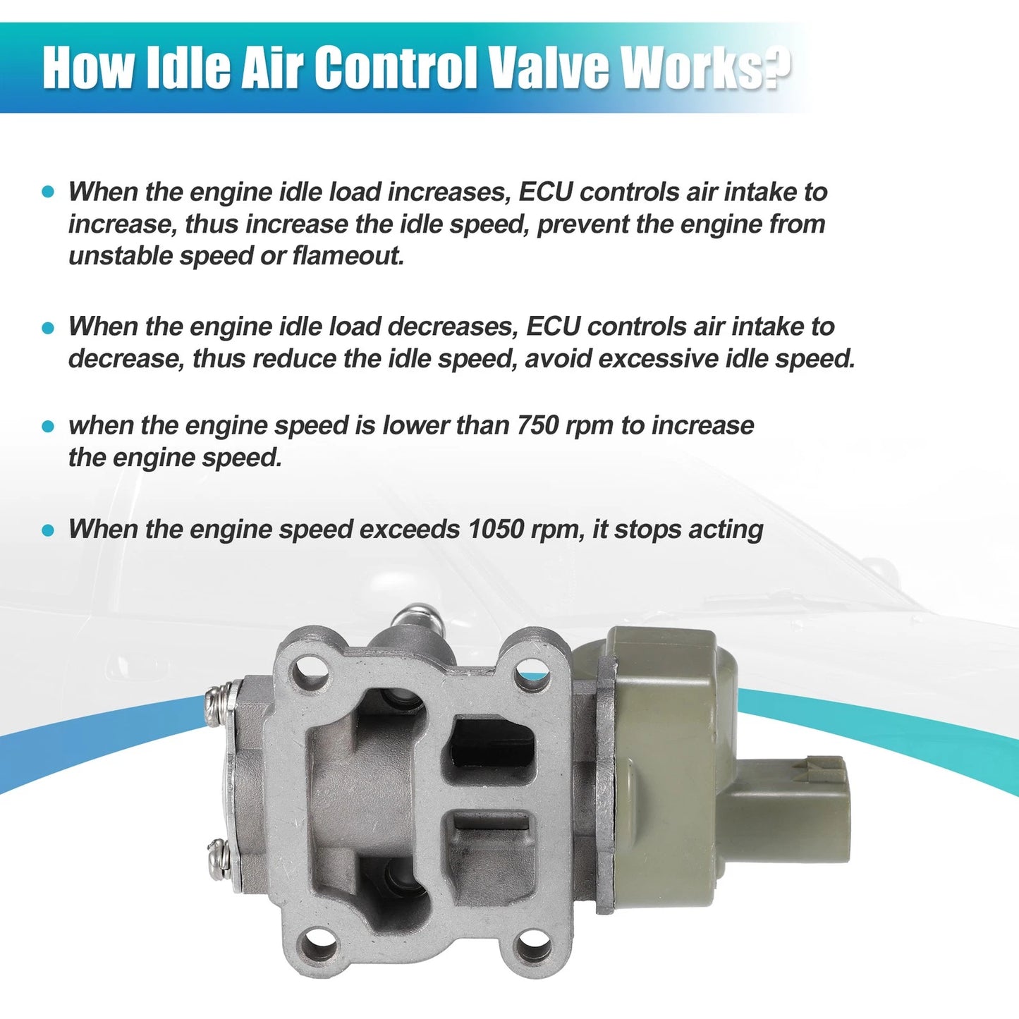 Idle Air Control Valve for Toyota Tercel (1993-1998)