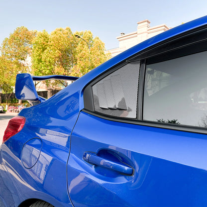 Rear Window Louver Trim for Subaru WRX STI (2014-2021) 2 x Carbon Look