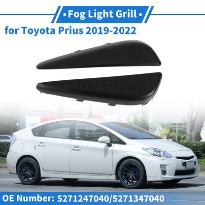 Front Left Front Right Fog Light Grill for Toyota Prius (2019–2022)