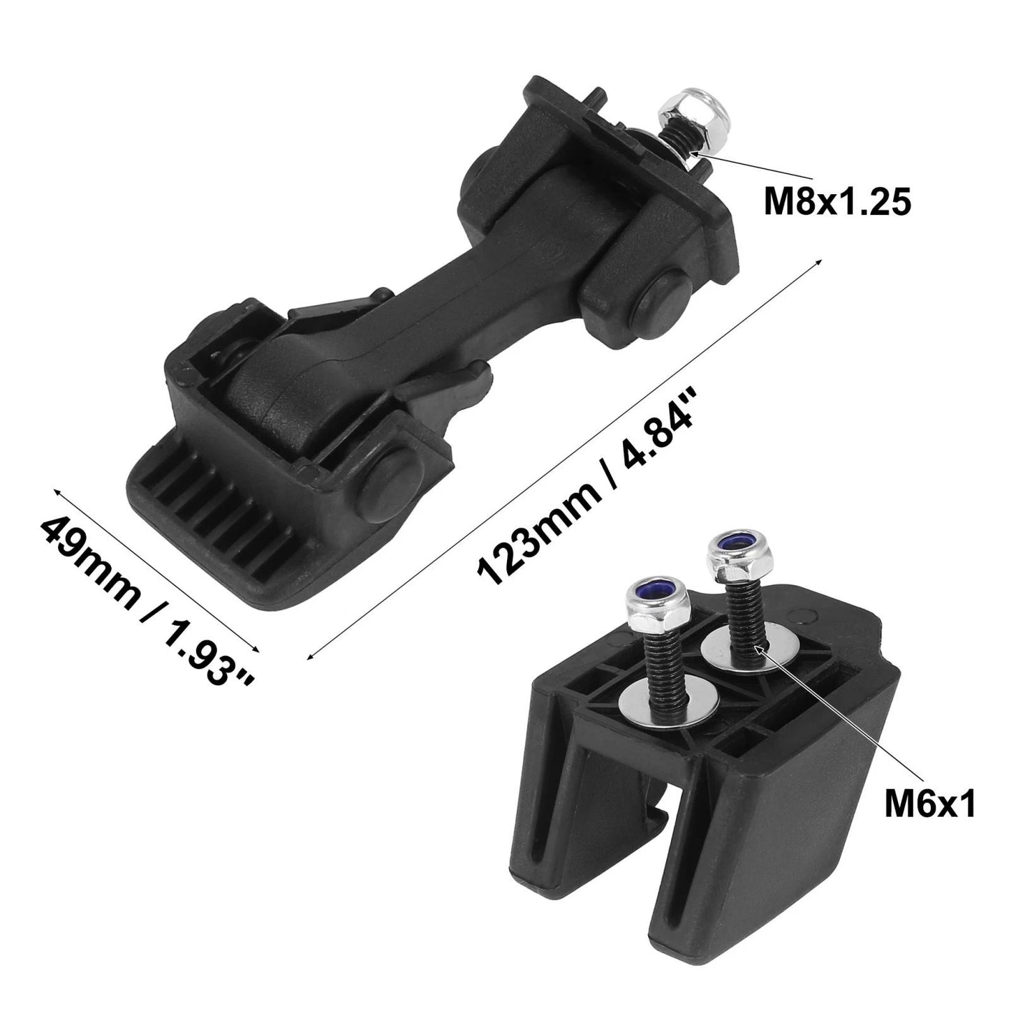 Hood Latch Lock for Jeep Wrangler JK 2007-2016 - 2 x Locks