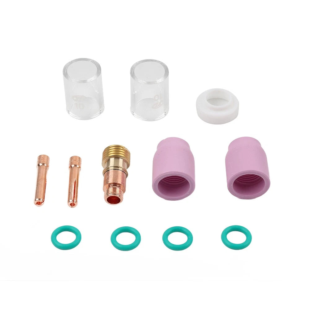 12 Pcs TIG Welding Torch Stubby Gas Lens Cups for WP-17/18/26 (No Year)
