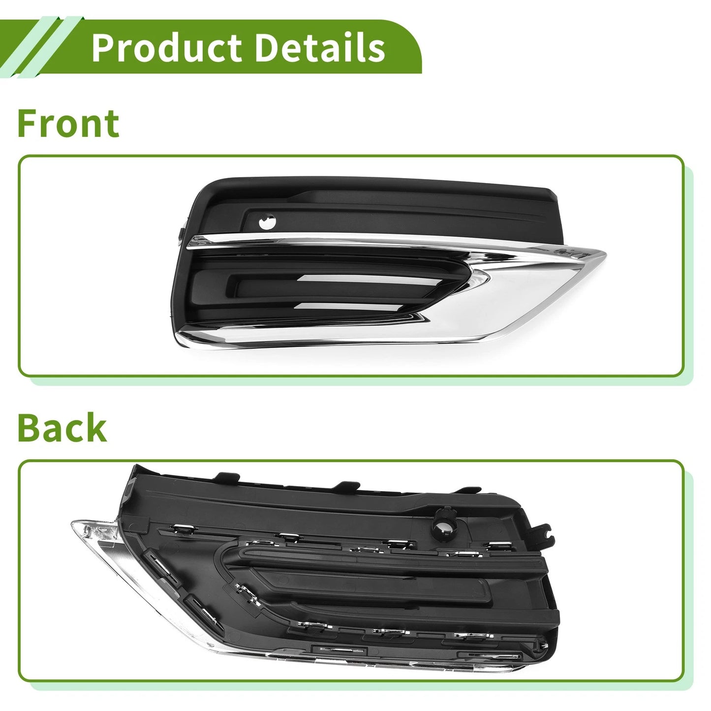 Right Front Fog Light Grill for Volvo XC90 (2020-2021)
