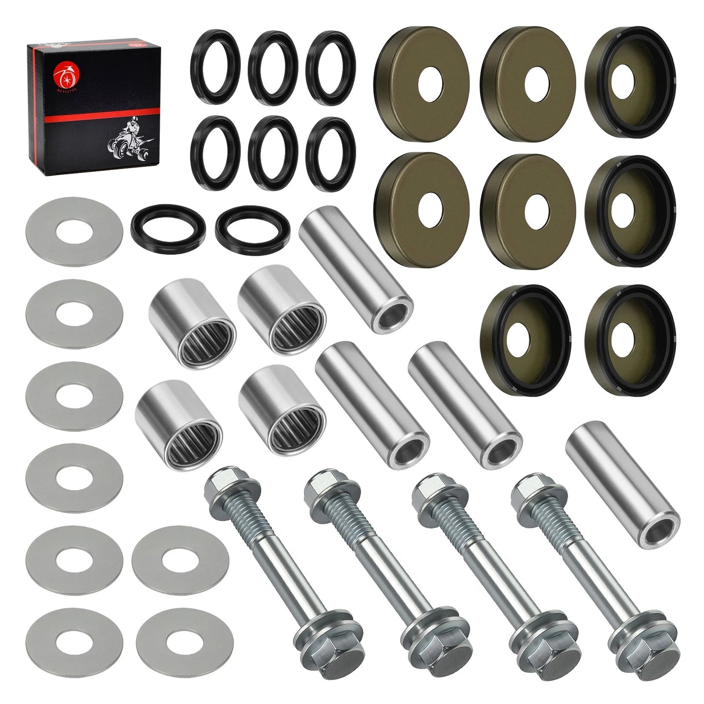 Front Lower A Arm Bushings Seals for Arctic Cat 400 DVX (2004–2008)