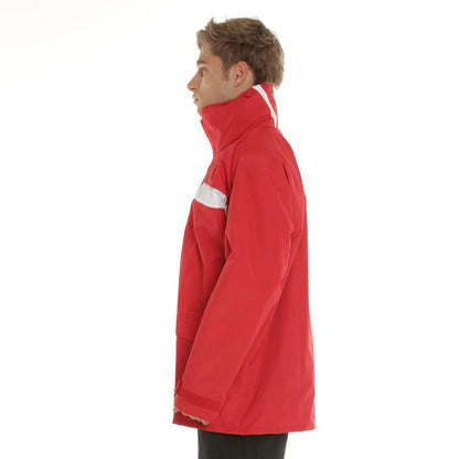 Burke Bass Jacket 100% Waterproof Sailing/Yachting/Fishing Safety Red