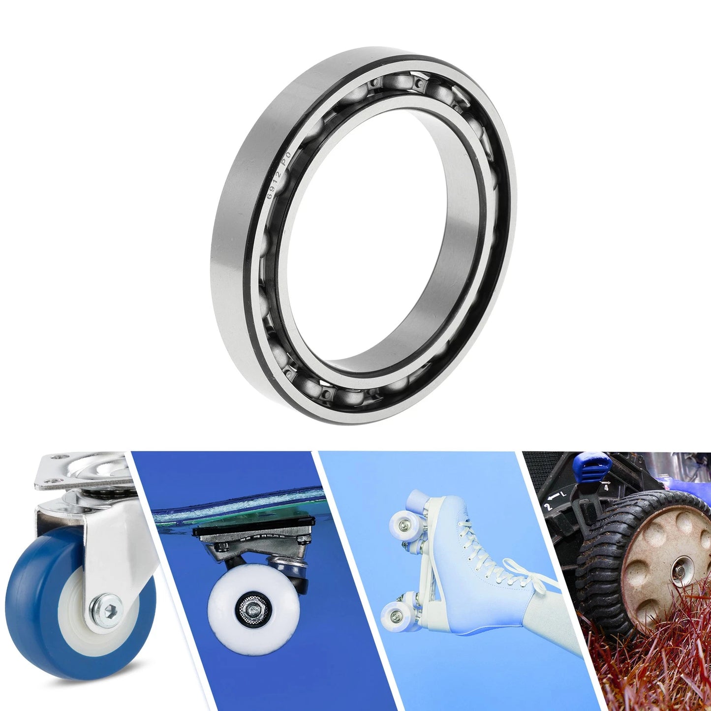 60x85x13mm Deep Groove Ball Bearings for Scooter Skateboard Wheel