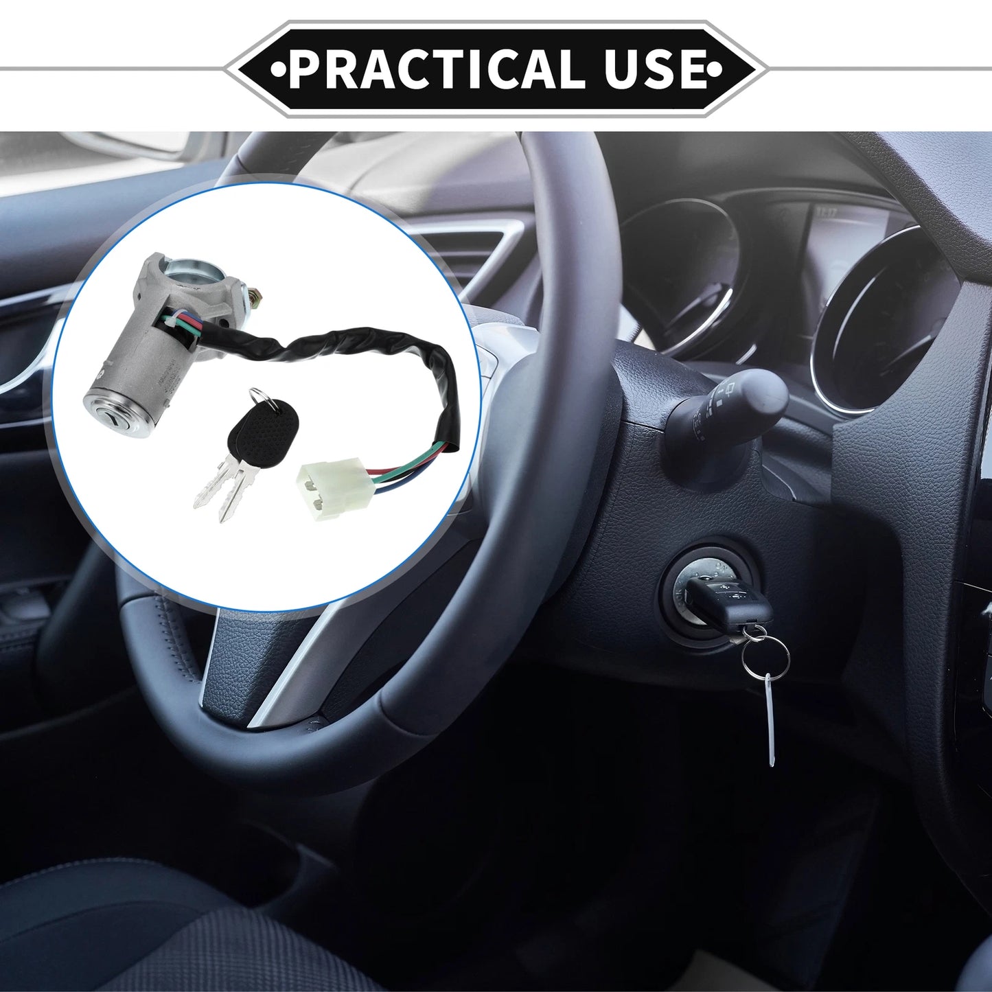 Ignition Switch Lock Cylinder Assembly for Fiat Ducato (2006-2023)