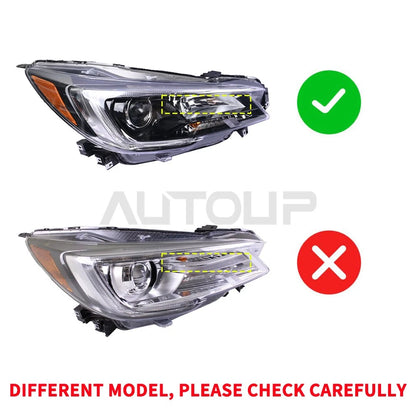 Left Side Headlight Halogen for Subaru Ascent (2019–2020)