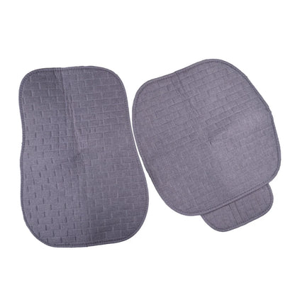 Front Car Seat Covers for Universal Fit - Protective Grey Seat Mat Covers