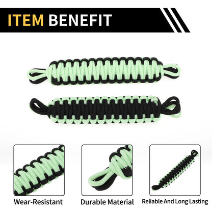 2 x Door Limiting Straps for Jeep Wrangler TJ JK JKU (2007-2018) Black Green
