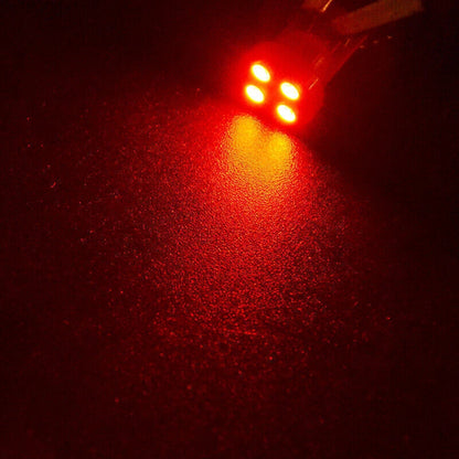 T10 Red LED Speedometer Gauge Cluster Dash Light Bulbs for Car (20 pcs)