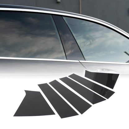 Pillar Window Trim Cover 6x for Chevrolet Malibu (2016-2021) Carbon Fiber