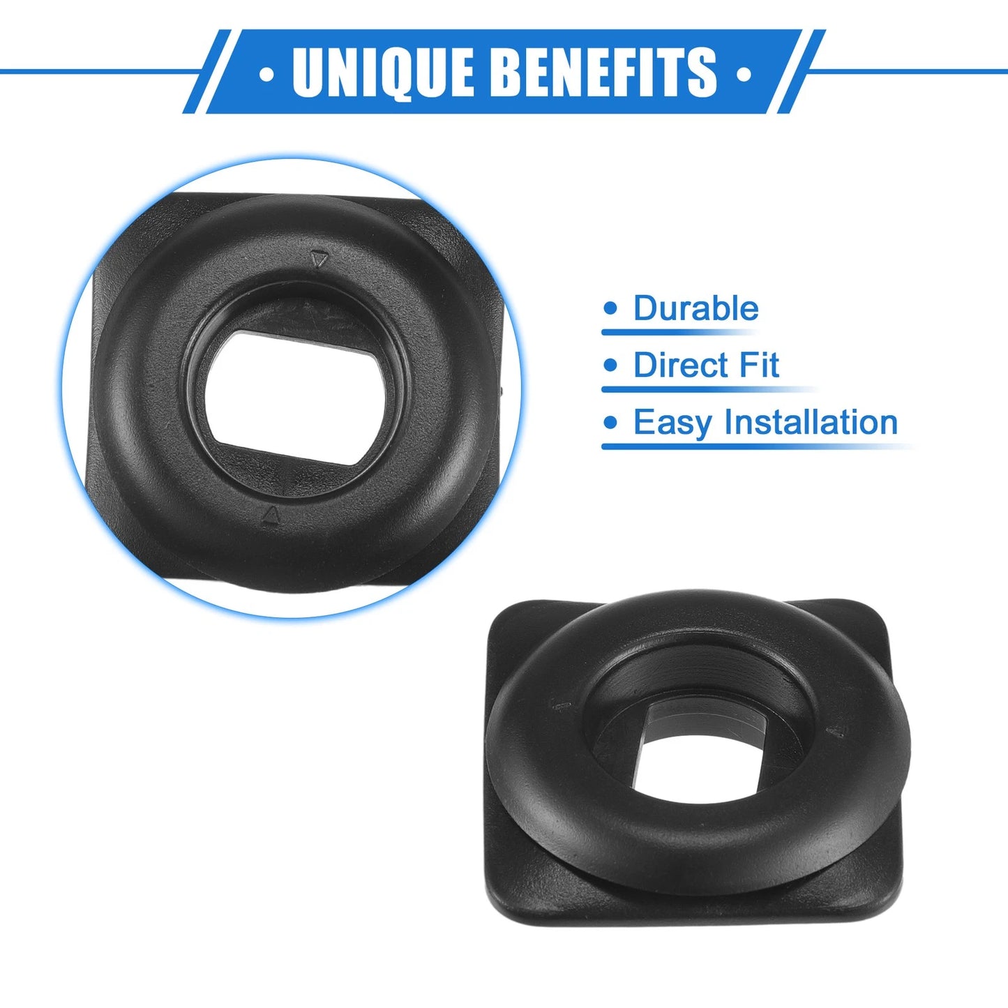 4 Pcs Car Holder Retainer for Honda Acura Durable Anti-Slip Plastic Black