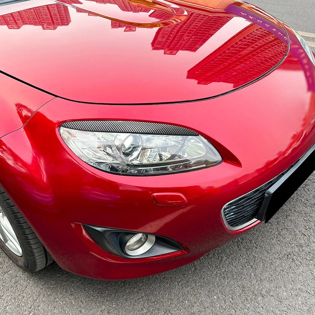 1 Pair Tape-On Headlight Eye Lids Covers for Mazda MX-5 NC Miata (2009–2015)