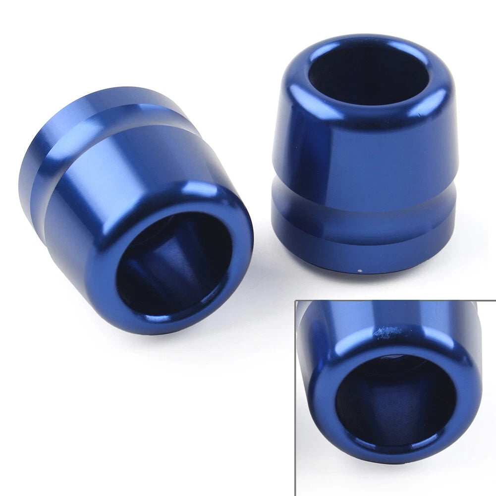 Blue Handlebar Grips Bar End Slider Caps for BMW S1000RR HP4 S1000R F800R