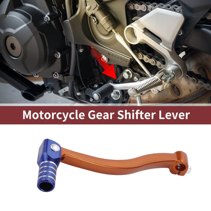 Folding Motorcycle Gear Shifter Lever for Kayo T6 Orange Blue