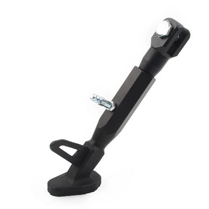 Adjustable Kickstand Foot Side Stand for Universal Motorcycle - Black