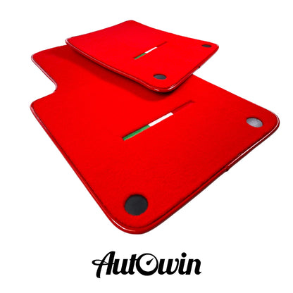 Red Floor Mats for Ferrari 612 Scaglietti (2005-2011) | AutoWin Brand