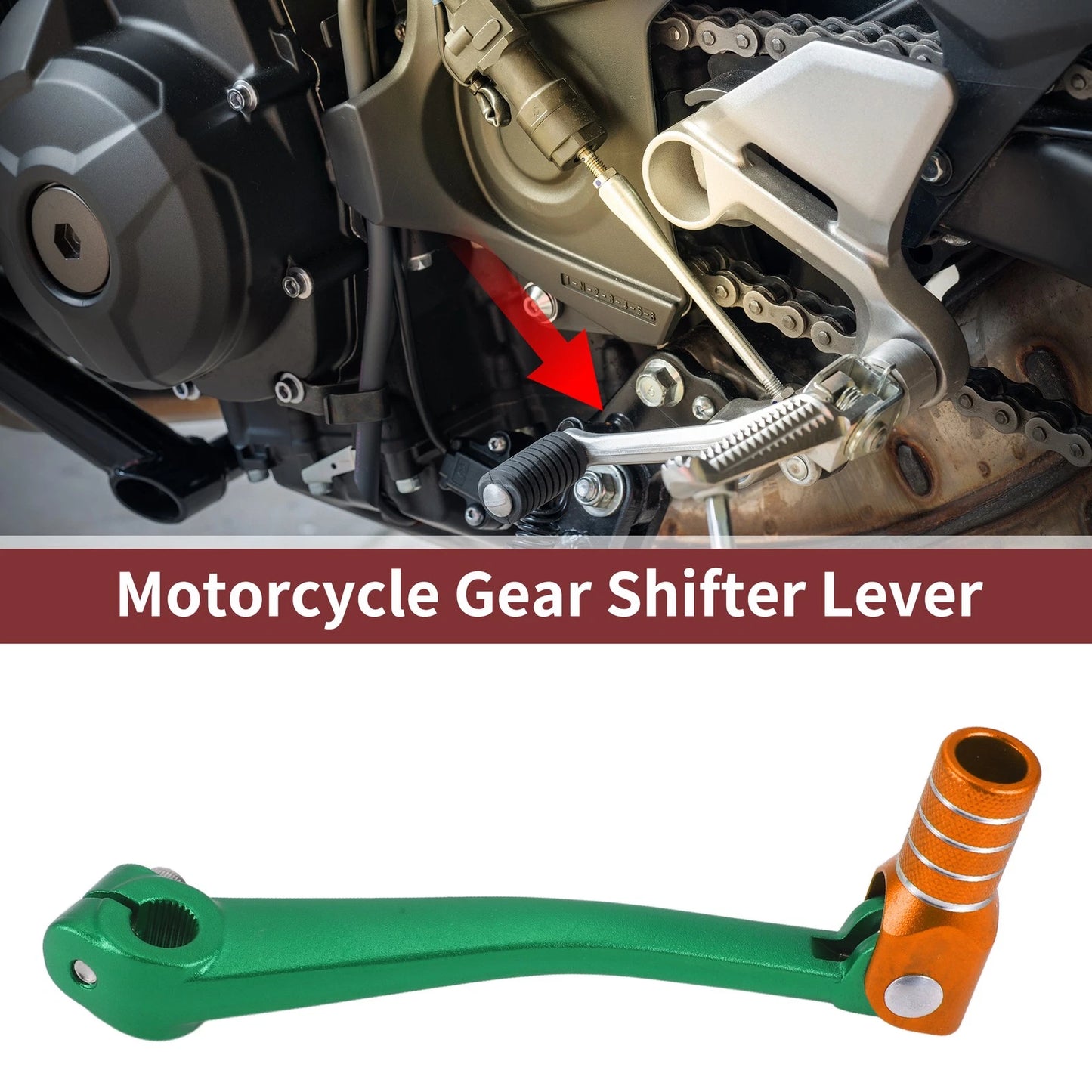 Folding Gear Shifter Lever 1x for Bosuer 125