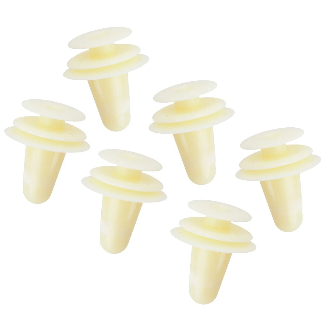 200 x White Door Panel Clips for Toyota Mazda Isuzu (Fits Various Models)