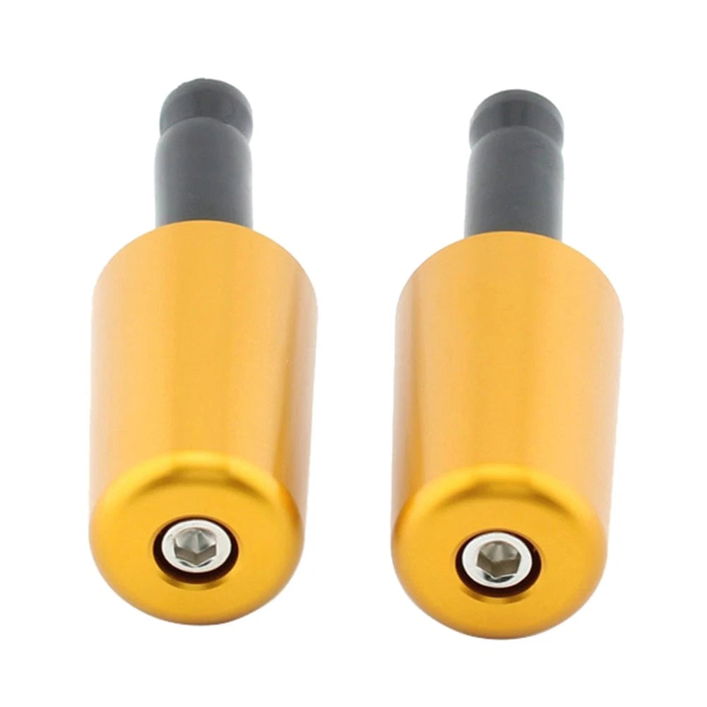 2 x 50.8mm Handlebar Hand Grips & End Caps for Universal Motorcycle Models