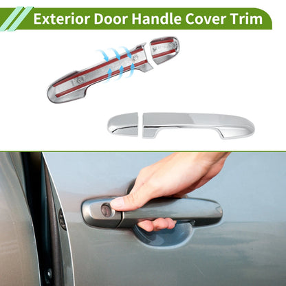 Exterior Door Handle Cover Trim for Toyota Alphard (2015-2021) Silver Tone