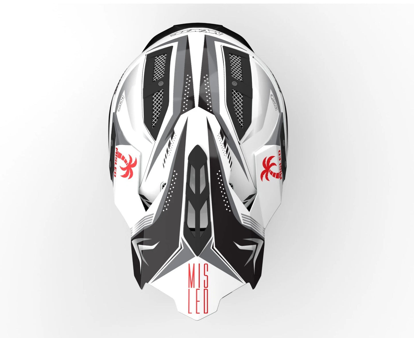 Custom Helmet Graphics Decals for Alpinestars SM 5 XL Jungle Style