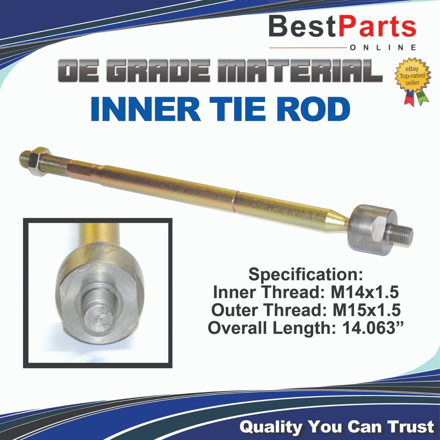 Steering Inner Tie Rod End for Scion xD (2008-2014)