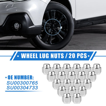 20 x M12x1.25 Wheel Lug Nuts for Honda Accord (1976-1981)