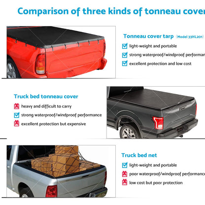 Black Tonneau Cover for Holden Commodore Ute VG VN VP VR (1990-2001)