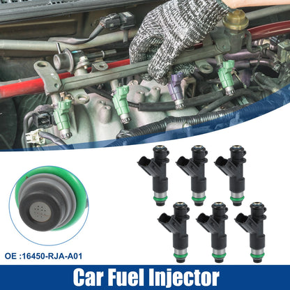 6 x Fuel Injector Nozzle Replacement for Honda Accord (2008-2017)
