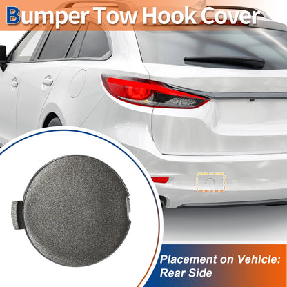 Rear Right Tow Hook Cover for Mazda 6 Atenza (2018-2021) Brown