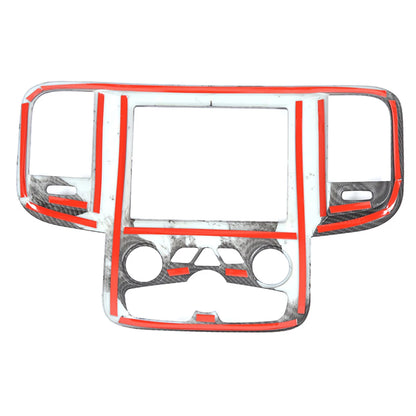 Carbon Fiber Console Navigation GPS Panel Cover for Dodge Ram (2011-2017)