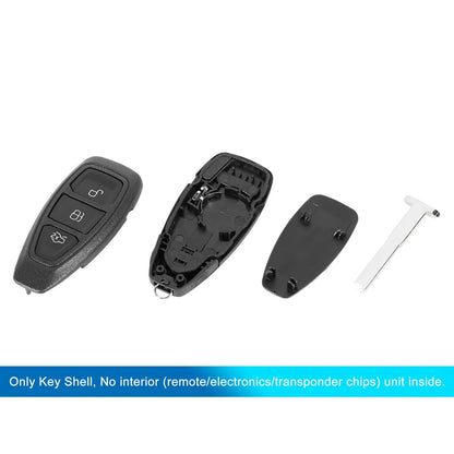 Car Replacement Key Shell Case for Ford Focus Fiesta Kuga Mondeo 3 Button