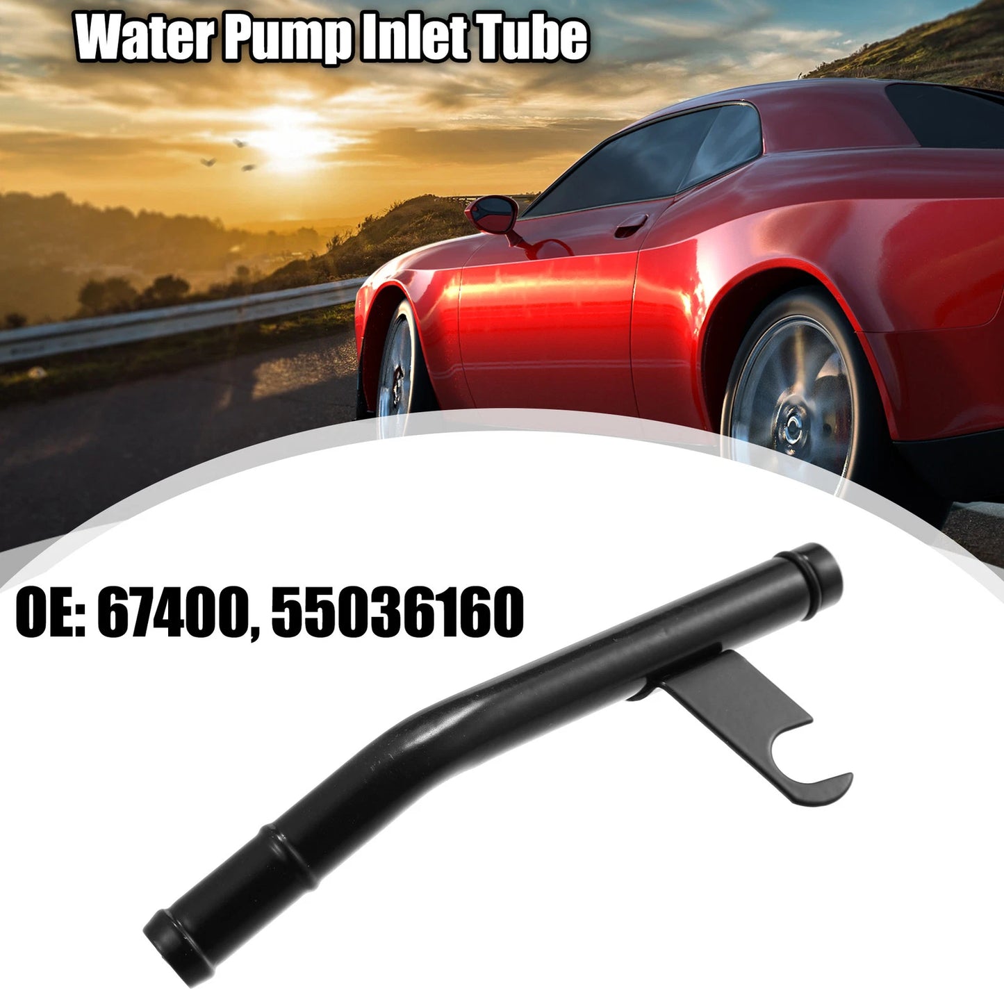 Engine Water Pump Inlet Tube Hose with Gasket for Dodge Trucks (1990 - 2003)